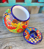 Talavera Pottery Canister Hand Painted Cookie Jar TCJ007