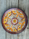 Mexican Wall Hanging Talavera "Catrina" Pottery Plate 11" TP11008