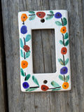 Mexican Talavera Pottery Rocker  Switch Plate TRSP003