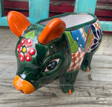 Mexican Talavera Pottery Pig 13" TPS13002