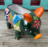 Mexican Talavera Pottery Pig 13" TPS13002