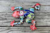 Talavera Wall Decor Frog 12" TF107