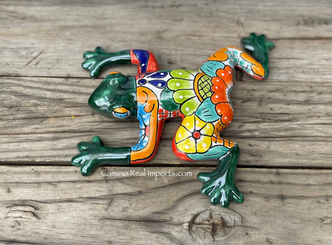 Talavera Wall Decor Frog 12" TF114