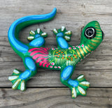 Hand Painted Clay Gecko Lizard GGLL002