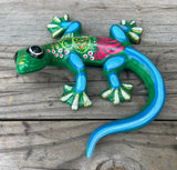 Hand Painted Clay Gecko Lizard GGLL002