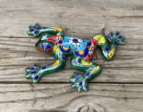 Talavera Wall Decor Frog 10" TF002