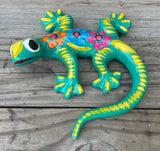 Hand Painted Clay Gecko Lizard GGLL005