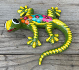 Hand Painted Clay Gecko Lizard GGLL007