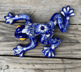 TALAVERA WALL DECOR FROG 10" TF010