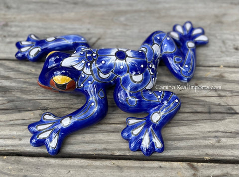 TALAVERA WALL DECOR FROG 10" TF010