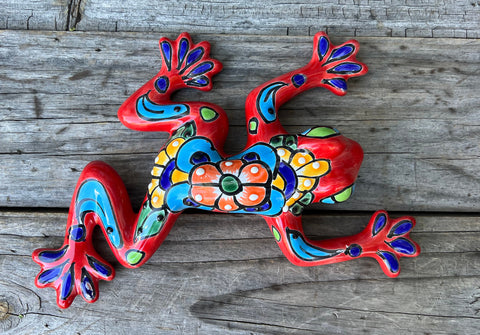 Talavera Wall Decor Frog 10" TF003