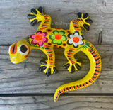 Hand Painted Clay Gecko Lizard GGLL009