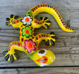 Hand Painted Clay Gecko Lizard GGLL009