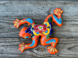 Talavera Wall Decor Frog 12" TF110