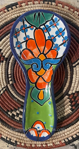 Kitchen Decor Talavera Spoon Rest TSR027