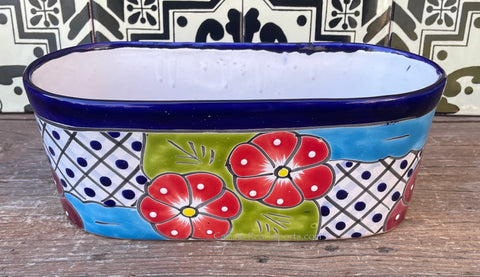 Talavera Flower Pot Planter Window Box TPWB11008