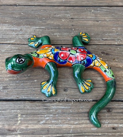 Talavera Wall Decor Gecko Salamander 8" TGS8001