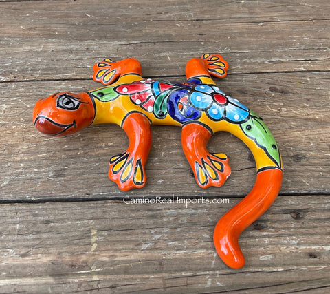 Talavera Wall Decor Gecko Salamander 8" TGS8003