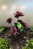 5 Metal Flowers Yard Or Garden Decor MRFB040