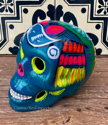 Day Of The Dead Hand Painted Skull MCS001