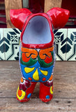 Mexican Talavera Pottery Pig Planter 12" TPSPT12001