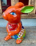 Talavera Bunny/Rabbit Flower Pot Planter TBFP11006