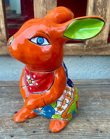 Talavera Bunny/Rabbit Flower Pot Planter TBFP11006