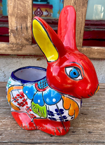 Talavera Bunny/Rabbit Garden Decor TBD11003