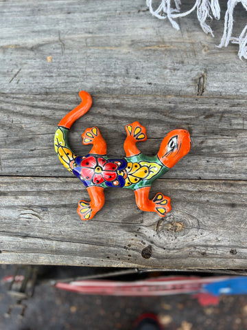 Talavera Wall Decor Gecko Salamander 8" TGS8001
