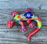 Talavera Wall Decor Gecko Salamander 10" TGS10004
