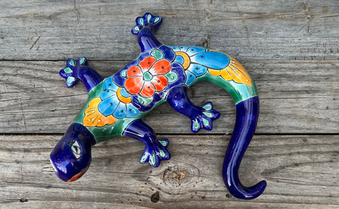 Talavera Wall Decor Gecko Salamander TGS15020