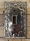 Tin Switch Duplex Toggle Switch Plate Covers Silver
