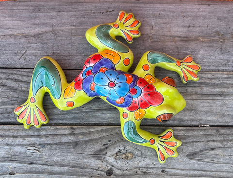 Large Talavera Wall Decor Frog 15" TFL15010