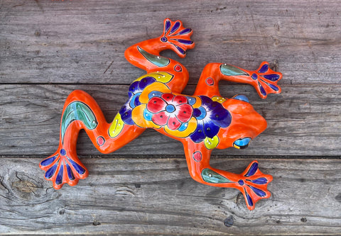 Large Talavera Wall Decor Frog 15" TFL15009