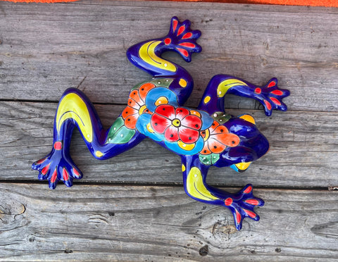Large Talavera Wall Decor Frog 15" TFL15008