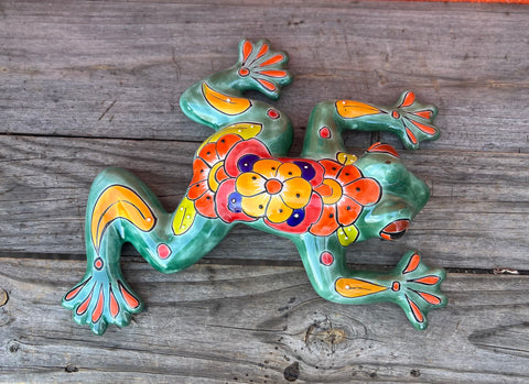 Large Talavera Wall Decor Frog 15" TFL15006