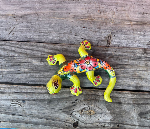 Talavera Wall Decor Gecko Salamander 8" TGS8010
