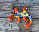 Talavera Wall Decor Gecko Salamander 8" TGS8015