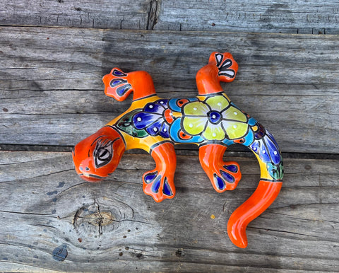 Talavera Wall Decor Gecko Salamander 8" TGS8015