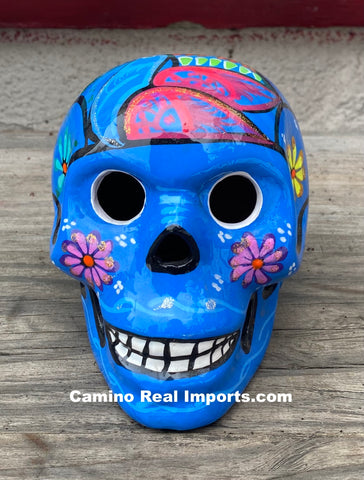 Day Of The Dead Hand Painted Skull MCS017