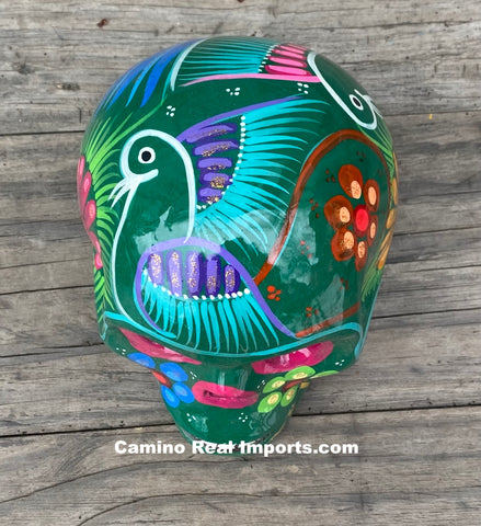 Day Of The Dead Hand Painted Skull MCS019 – Camino Real Imports Day Of The Dead Hand Painted Skull MCS019 – Camino Real Imports