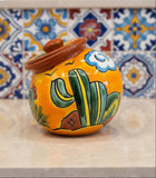 Talavera Pottery Canister Hand Painted Cookie Jar TCJ002