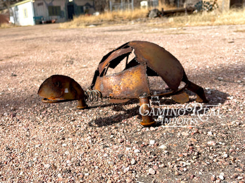 Metal Art Turtle Sculpture 17"  MANMRMS003