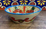 Mexican Talavera Pottery Bowl Plate 7" TPBPZ0019