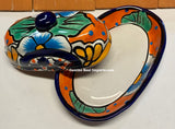 Talavera Pottery Butter Dish Hand Painted TBDMD009