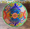 Talavera Pottery Round Salad Bowl Platter 11" TRNFTB006