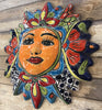 Mexican Wall Hanging Talavera Pottery Sun Face 9 1/2" TSM10004