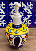 Mexican Talavera Lotion or Soap Dispenser TD042