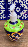 Mexican Talavera Lotion or Soap Dispenser TD035