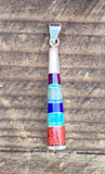 Sterling Silver Multi Color Pendant STSP0014